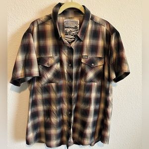 Dixxon Whittier Boulevard - Bamboo Pearl Snap short sleeve